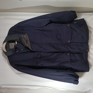 Pacific Trail, Sz XL, Navy Winter Coat. Zippered, Velcro, Fleece lined, 5 pocket